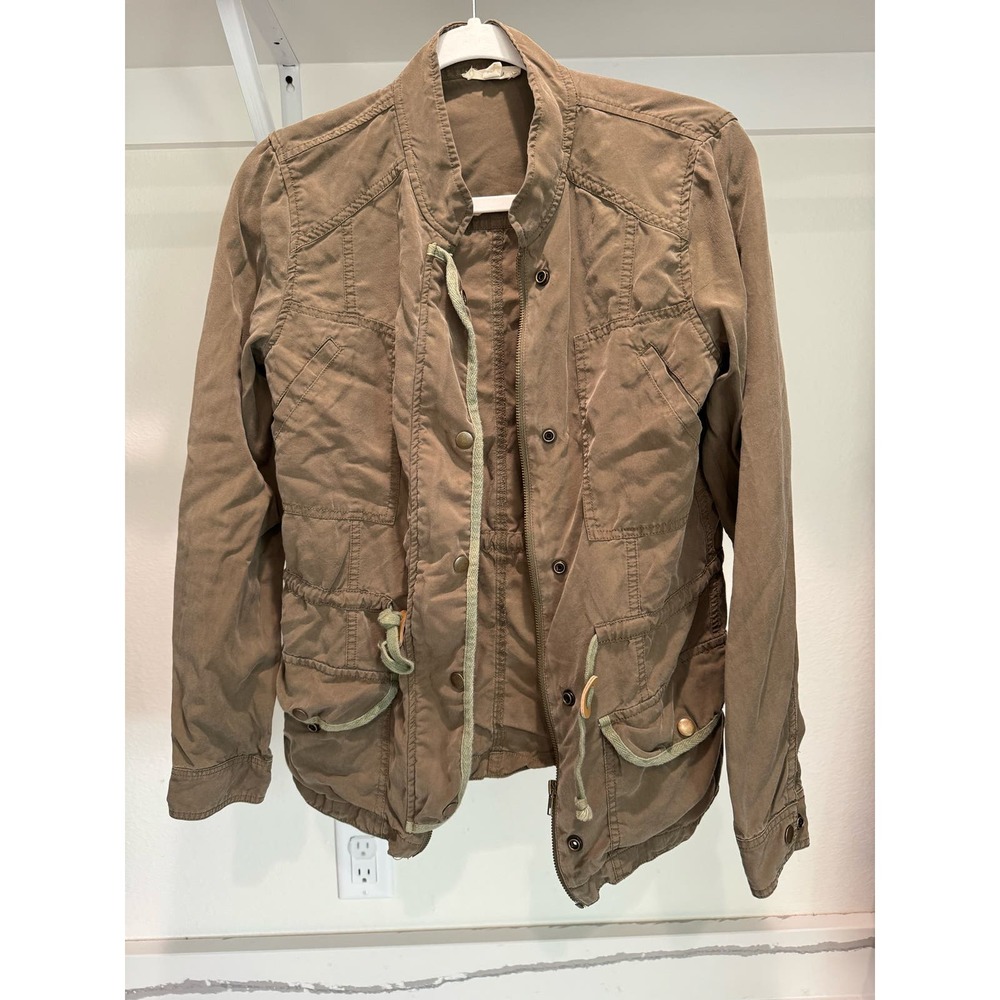 Illa‎ Illa Women's Cargo Light Jacket Olive Green Size Medium